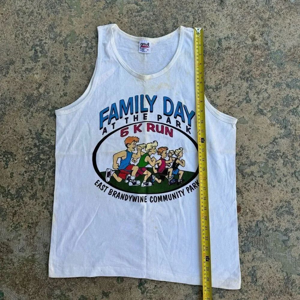 90’s 5K Marathon Run Single Stitch Vintage Tank Top
